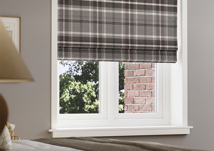 Highland, Dove Grey - Roman Blind - Image 5